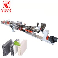 Lower price PP Hollow Sheet Plastic Building Formwork sheet  making machine line