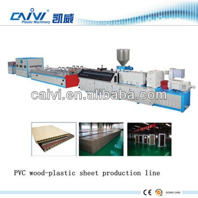 WPC terrace board making machinery extrusion line