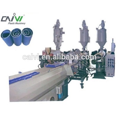 Customizable 3 layers super mute PP pipe production line/ 3 layers super mute PP pipe making machine