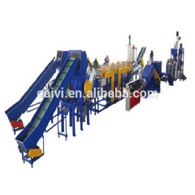 Automatic Crushing Film Side Feeder Plastic Recycling Machine For Pp Pe